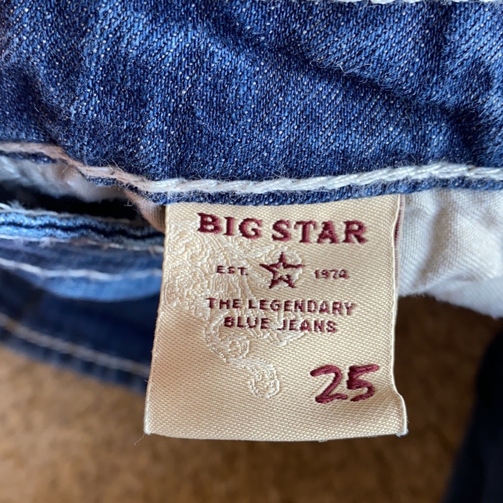 Big Star Liv Girls Jeans Size 25capris - Picture 8 of 13